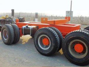 120t新式輪胎運梁平車